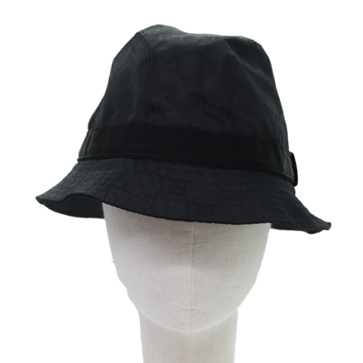 Luxury Gucci Trending 2025 GG Canvas Bucket Hat Nylon XL Black  hk1255