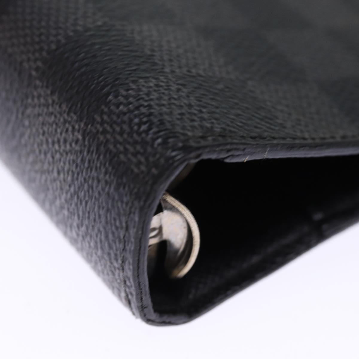 LOUIS VUITTON Damier Graphite Agenda MM Day Planner Cover R20242 LV hk1284