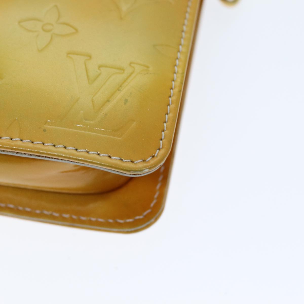 LOUIS VUITTON Monogram Vernis Lexington Accessory Pouch Gris M91056 hk1286