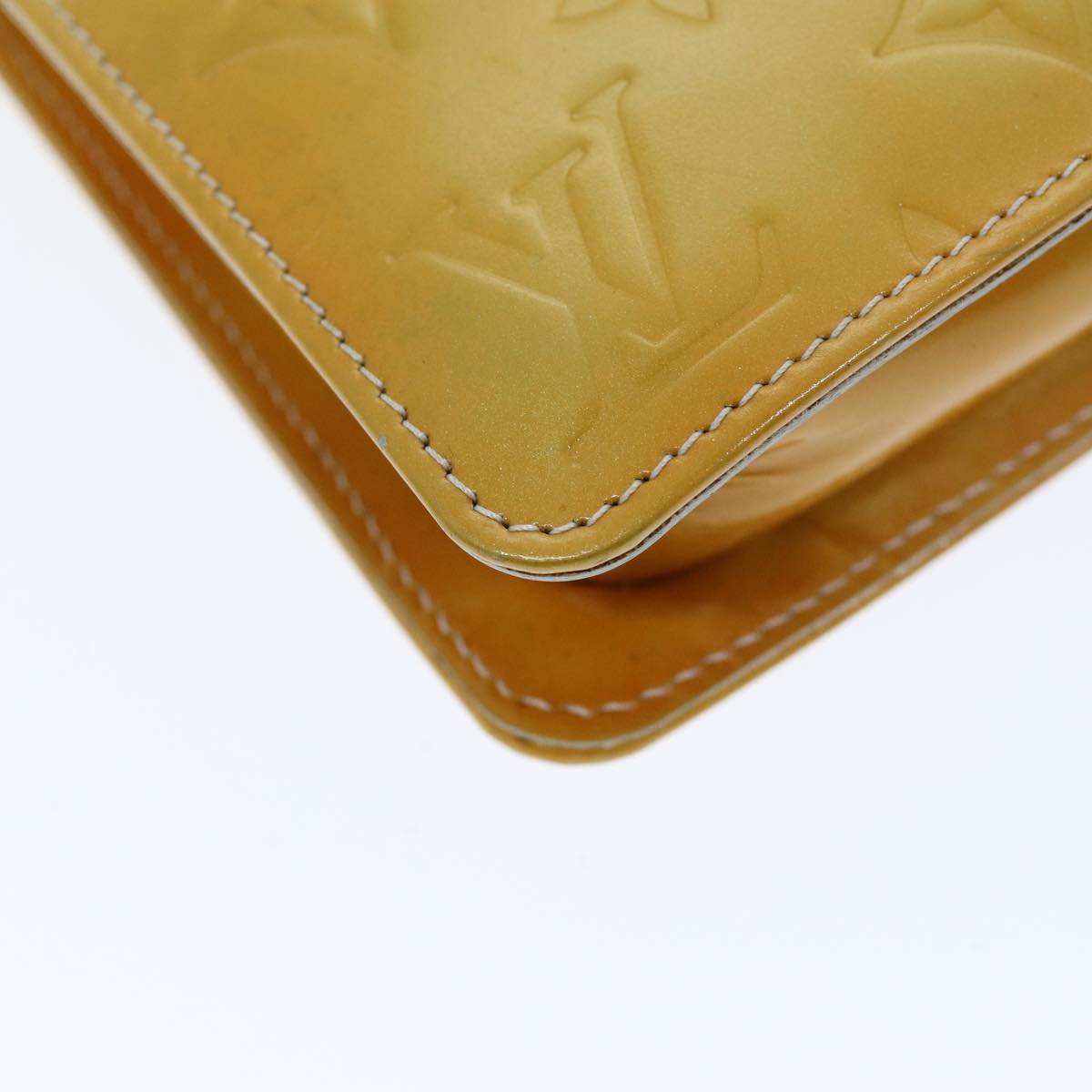 LOUIS VUITTON Monogram Vernis Lexington Accessory Pouch Gris M91056 hk1286