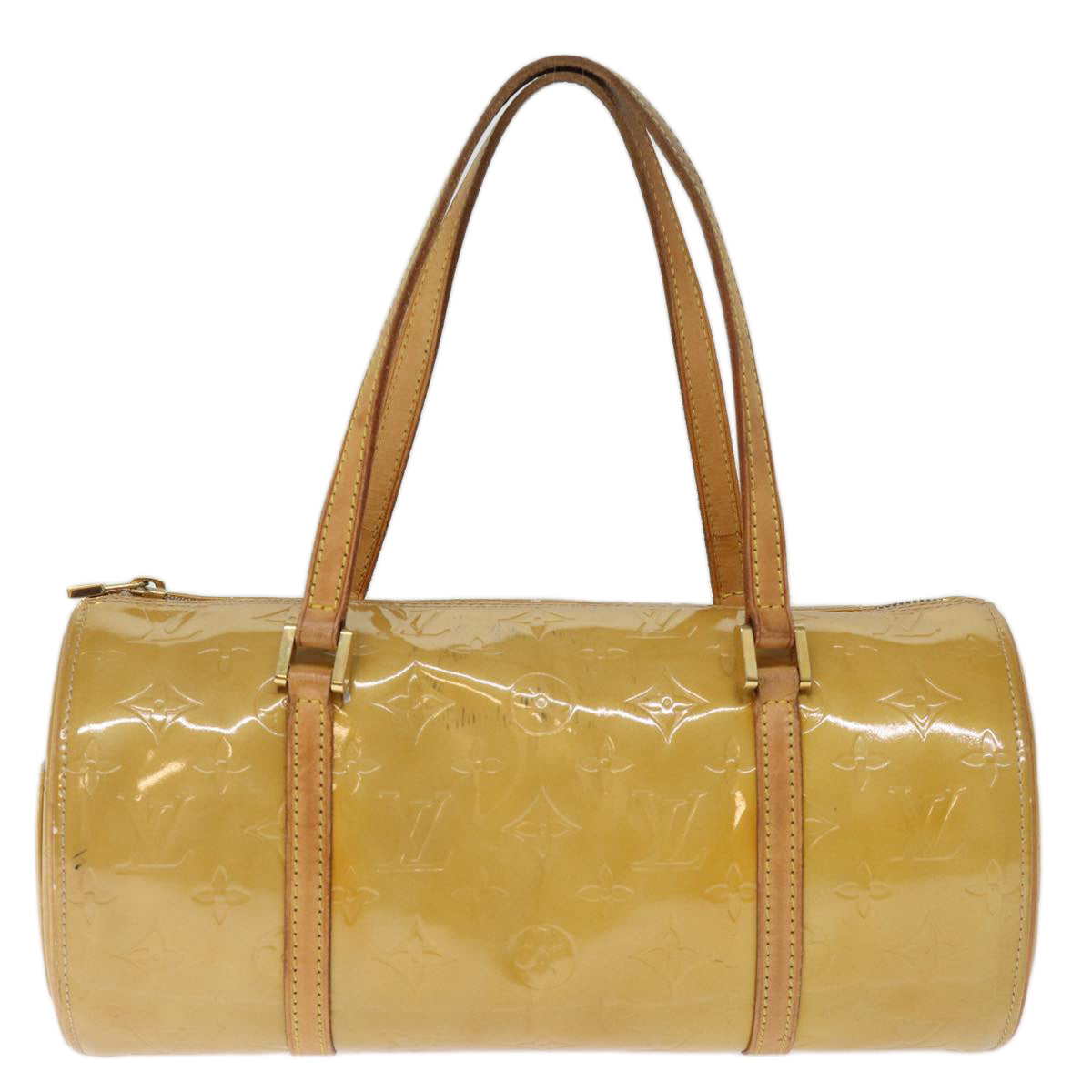 LOUIS VUITTON Monogram Vernis Bedford Hand Bag Beige M91006 LV hk1327