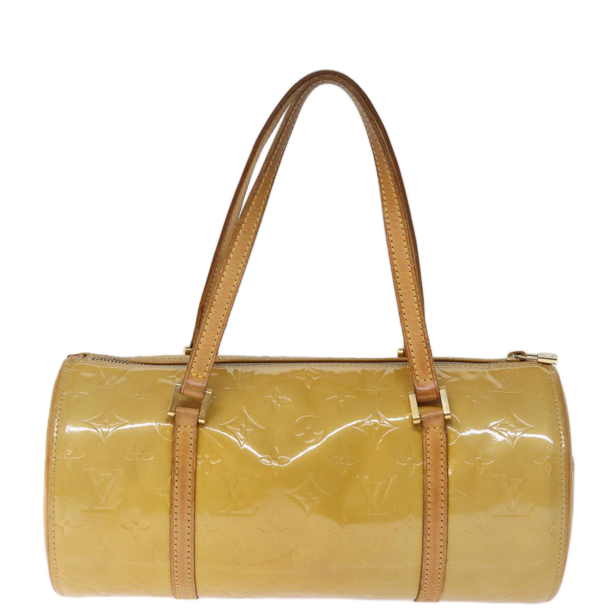 LOUIS VUITTON Monogram Vernis Bedford Hand Bag Beige M91006 LV hk1327