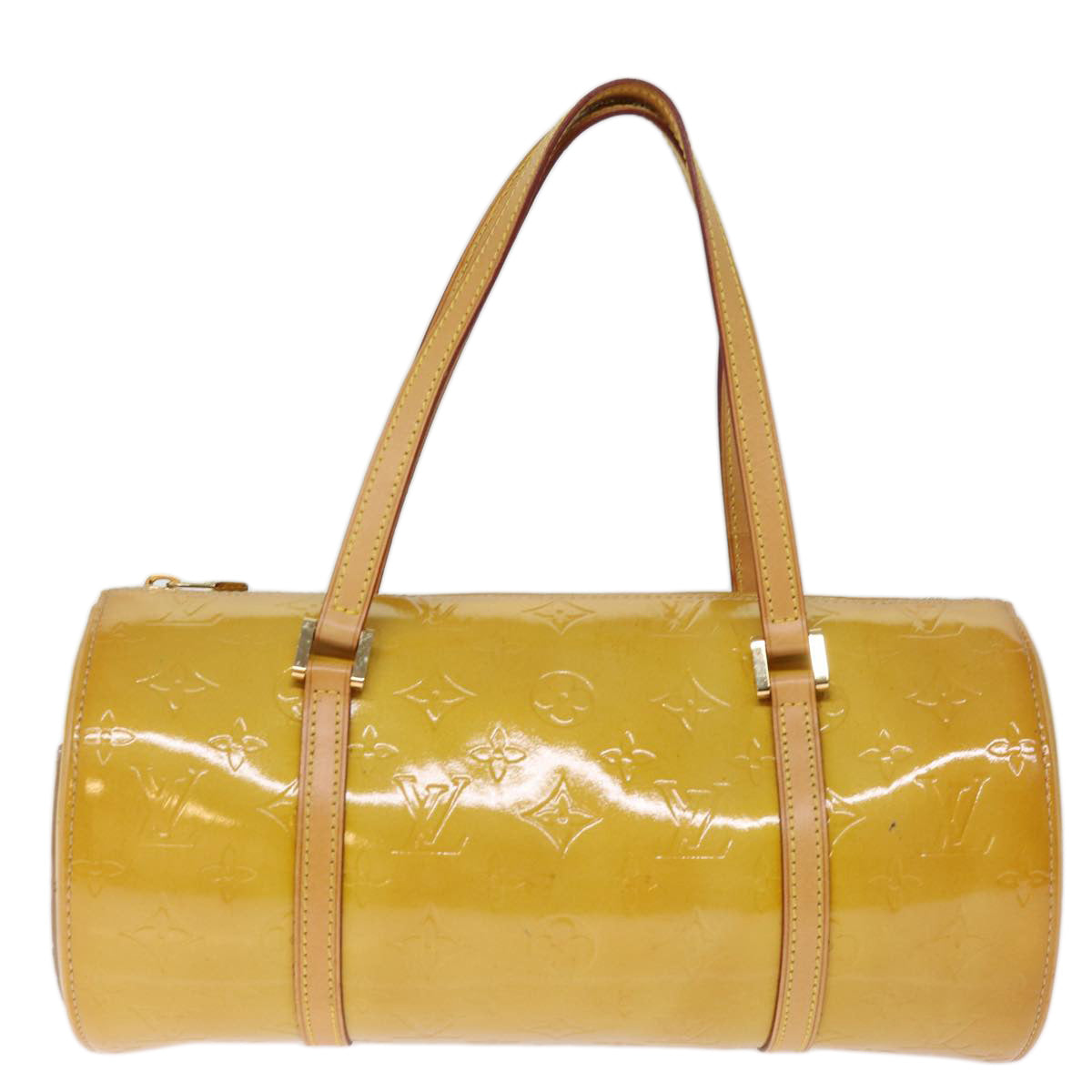 LOUIS VUITTON Monogram Vernis Bedford Hand Bag Beige M91006 LV hk1328