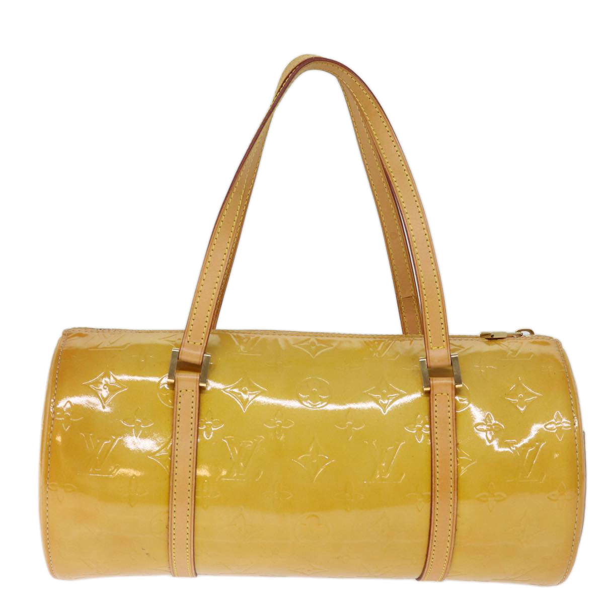 LOUIS VUITTON Monogram Vernis Bedford Hand Bag Beige M91006 LV hk1328