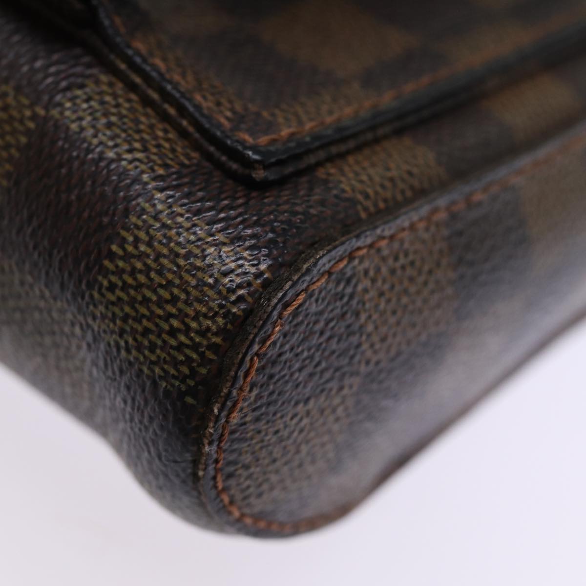 LOUIS VUITTON Damier Ebene Geronimos Shoulder Bag N51994 LV hk1335