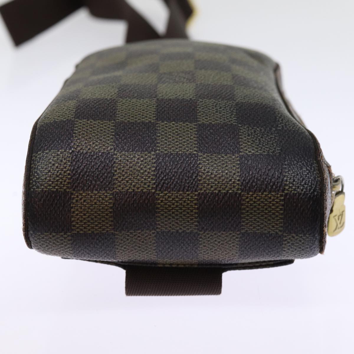 LOUIS VUITTON Damier Ebene Geronimos Shoulder Bag N51994 LV hk1335