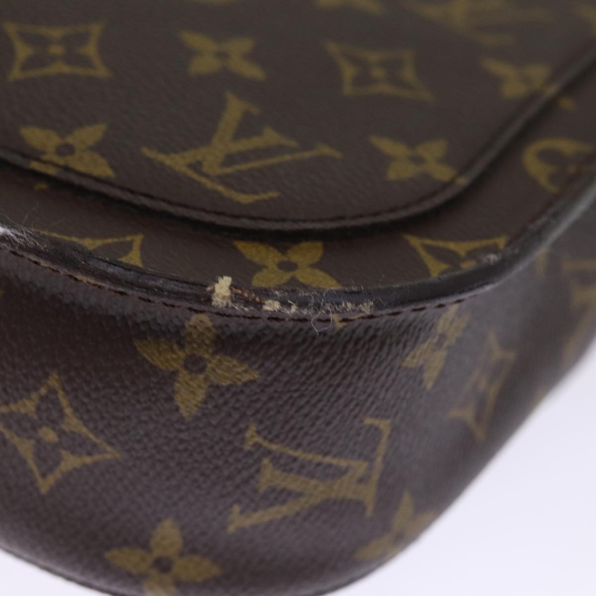 LOUIS VUITTON Monogram Saint Cloud GM Shoulder Bag M51242 LV hk1336