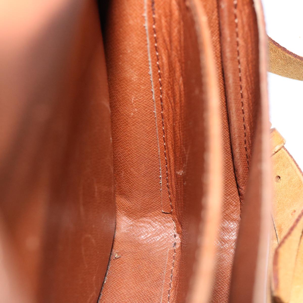 LOUIS VUITTON Monogram Cartouchiere MM Shoulder Bag M51253 LV hk1338