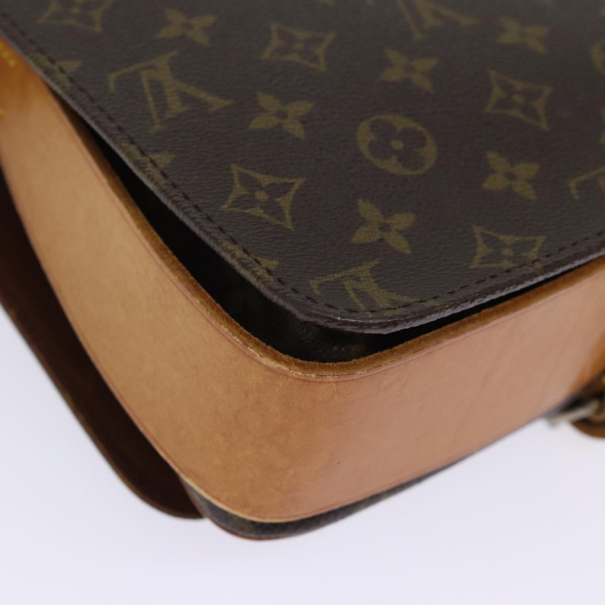 LOUIS VUITTON Monogram Cartouchiere GM Shoulder Bag Vintage M51252 hk1339