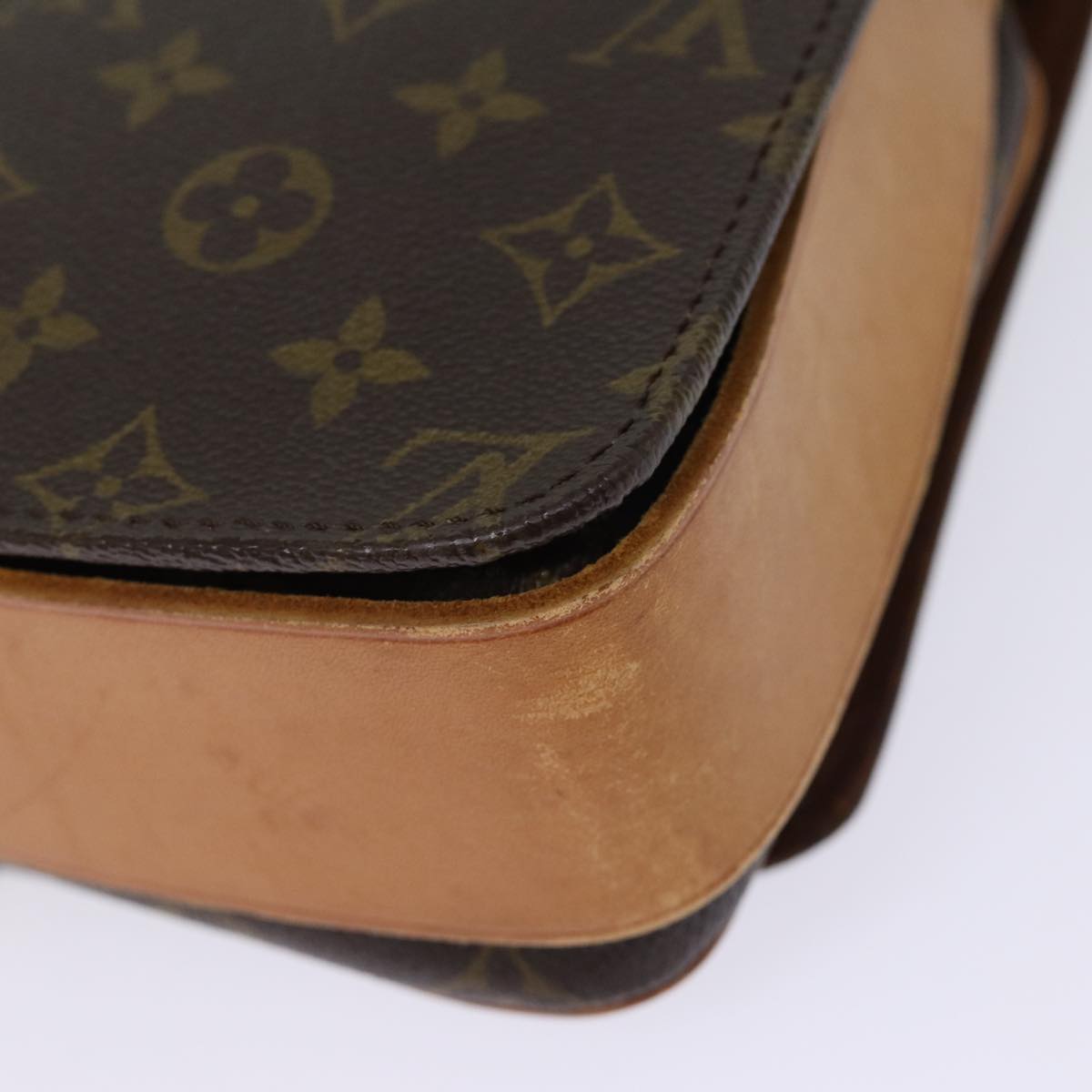 LOUIS VUITTON Monogram Cartouchiere GM Shoulder Bag Vintage M51252 hk1339