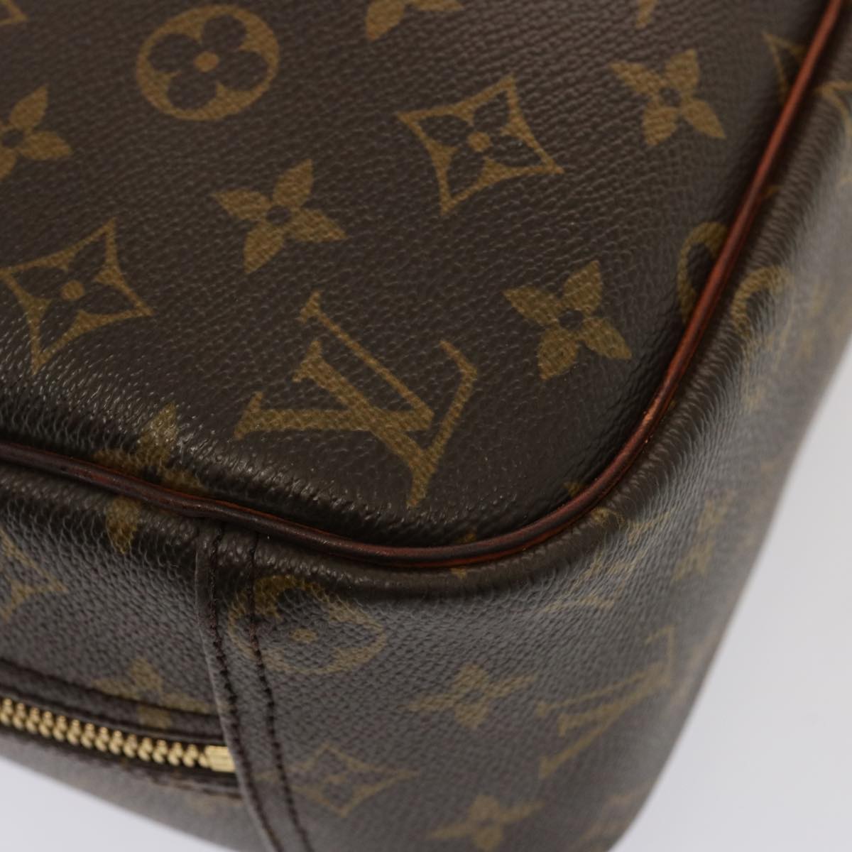LOUIS VUITTON Monogram Trouville Hand Bag M42228 LV hk1348