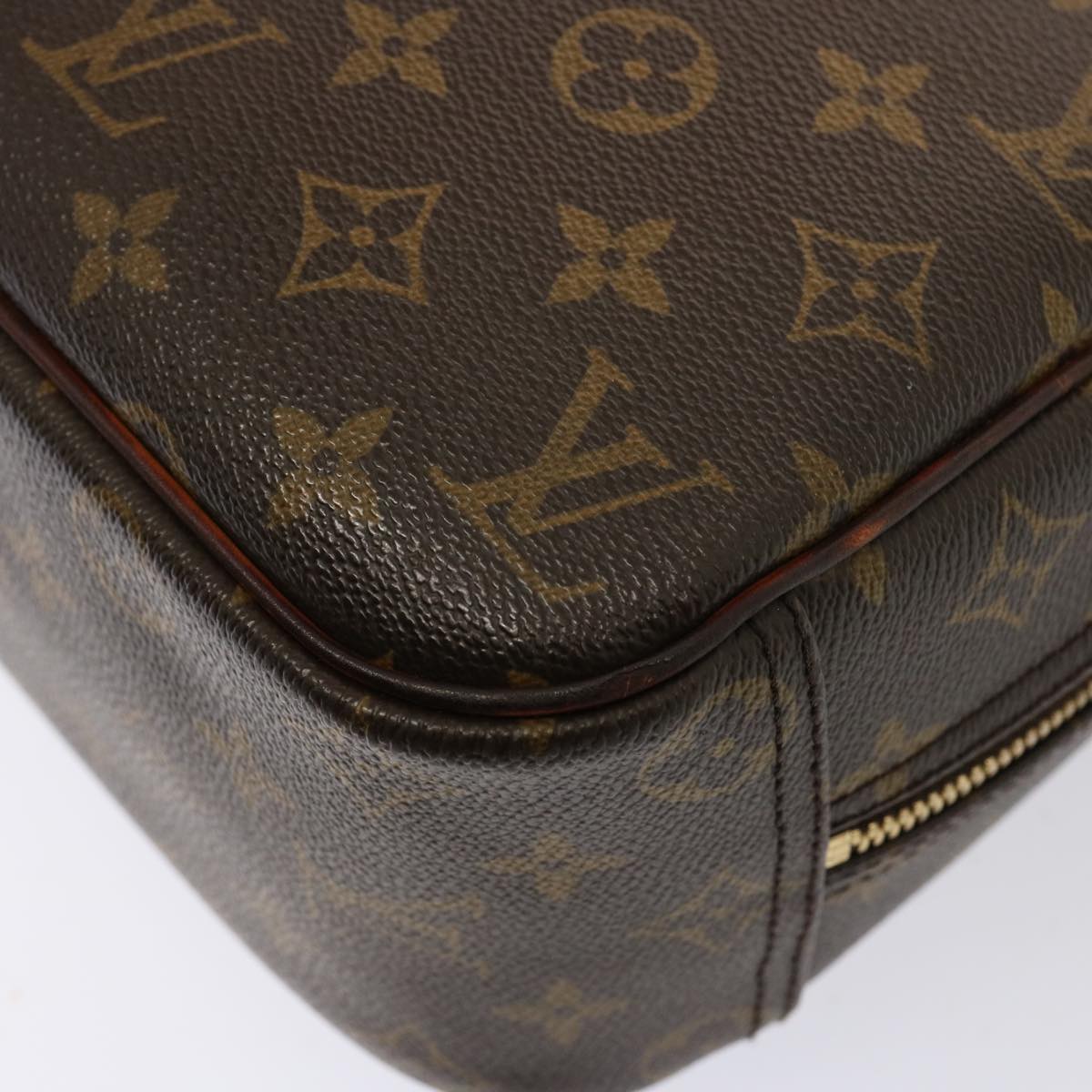 LOUIS VUITTON Monogram Trouville Hand Bag M42228 LV hk1348
