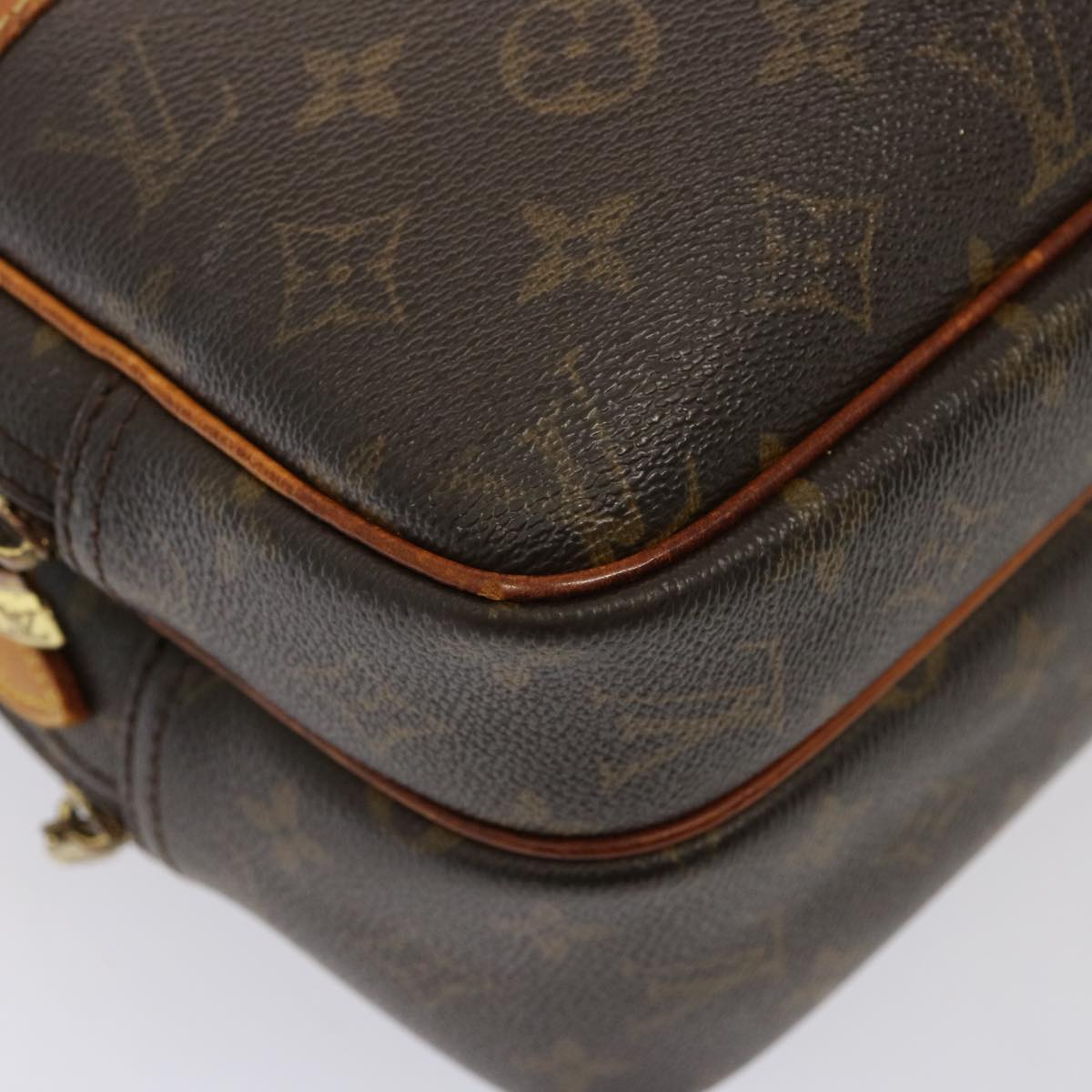 LOUIS VUITTON Monogram Reporter PM Shoulder Bag M45254 LV hk1349