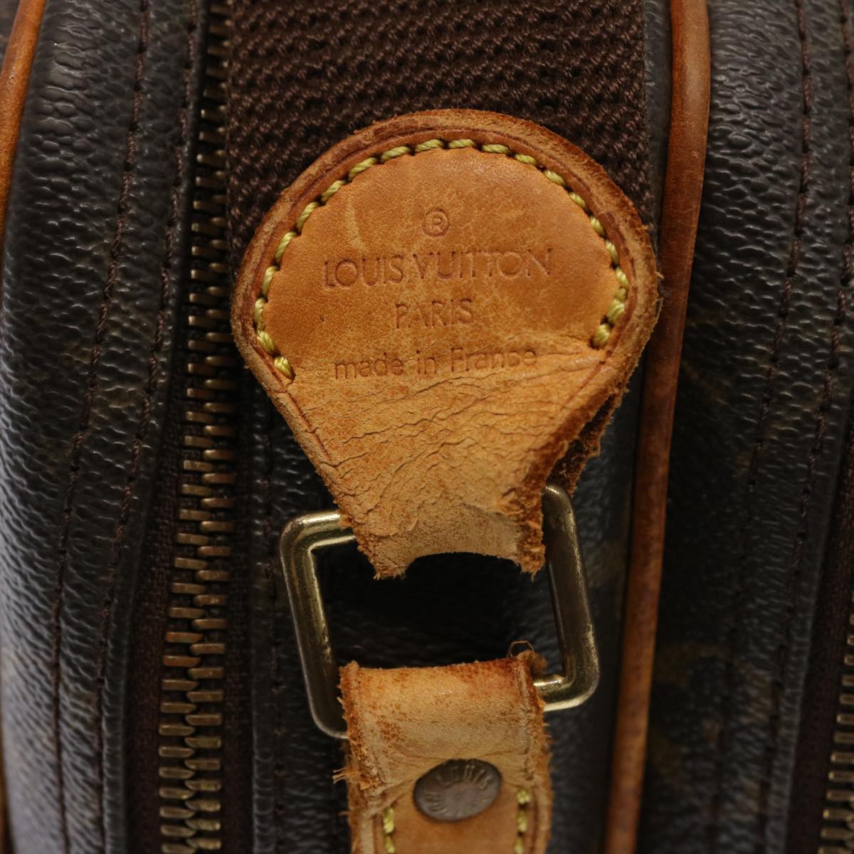 LOUIS VUITTON Monogram Reporter PM Shoulder Bag M45254 LV hk1349