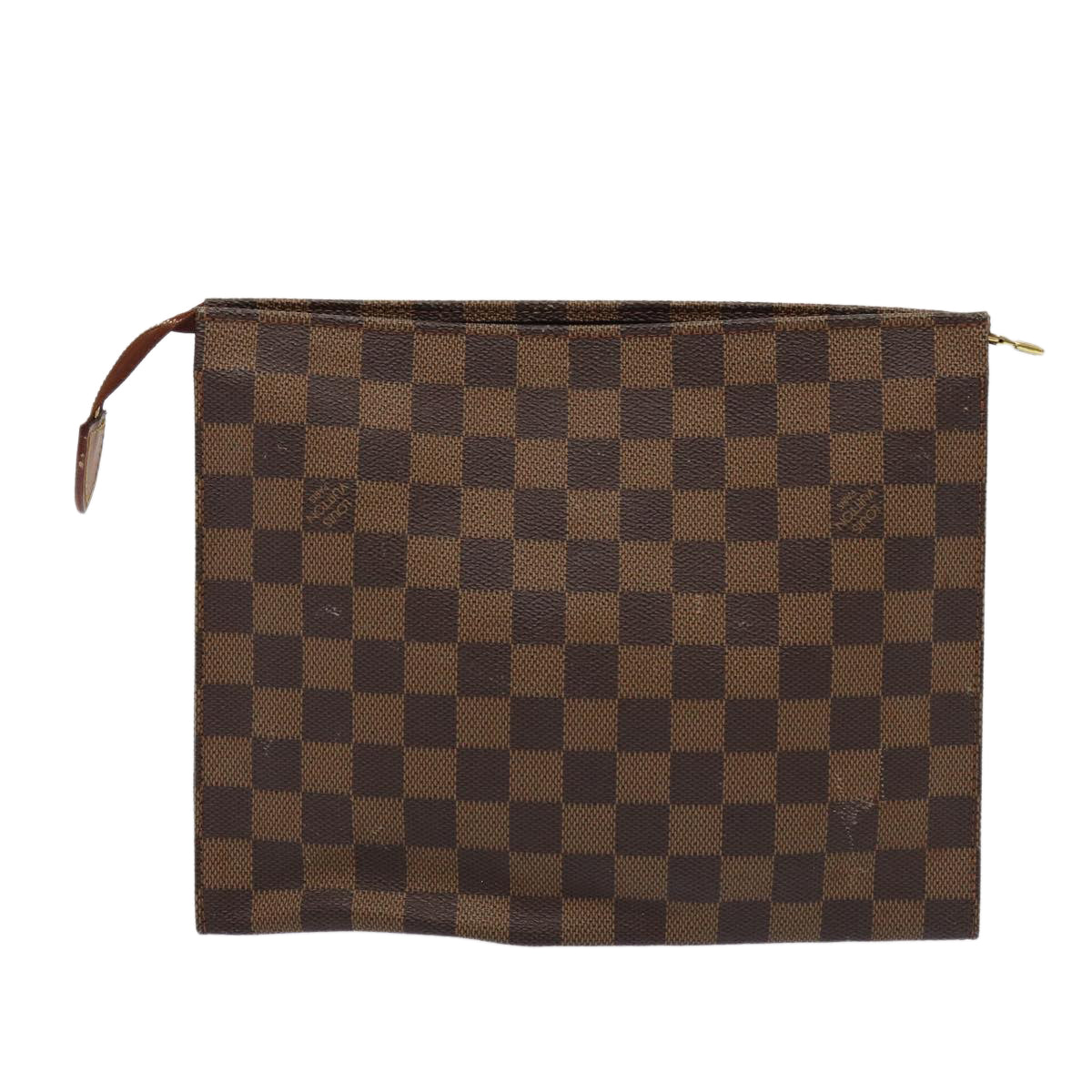 LOUIS VUITTON Damier Ebene Poche Toilette 26 Pouch N47543 LV hk1365