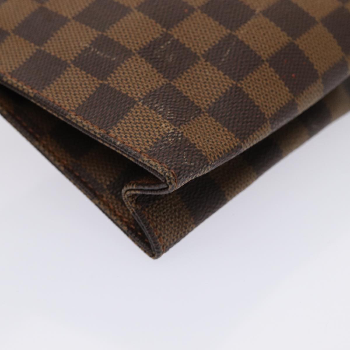 LOUIS VUITTON Damier Ebene Poche Toilette 26 Pouch N47543 LV hk1365