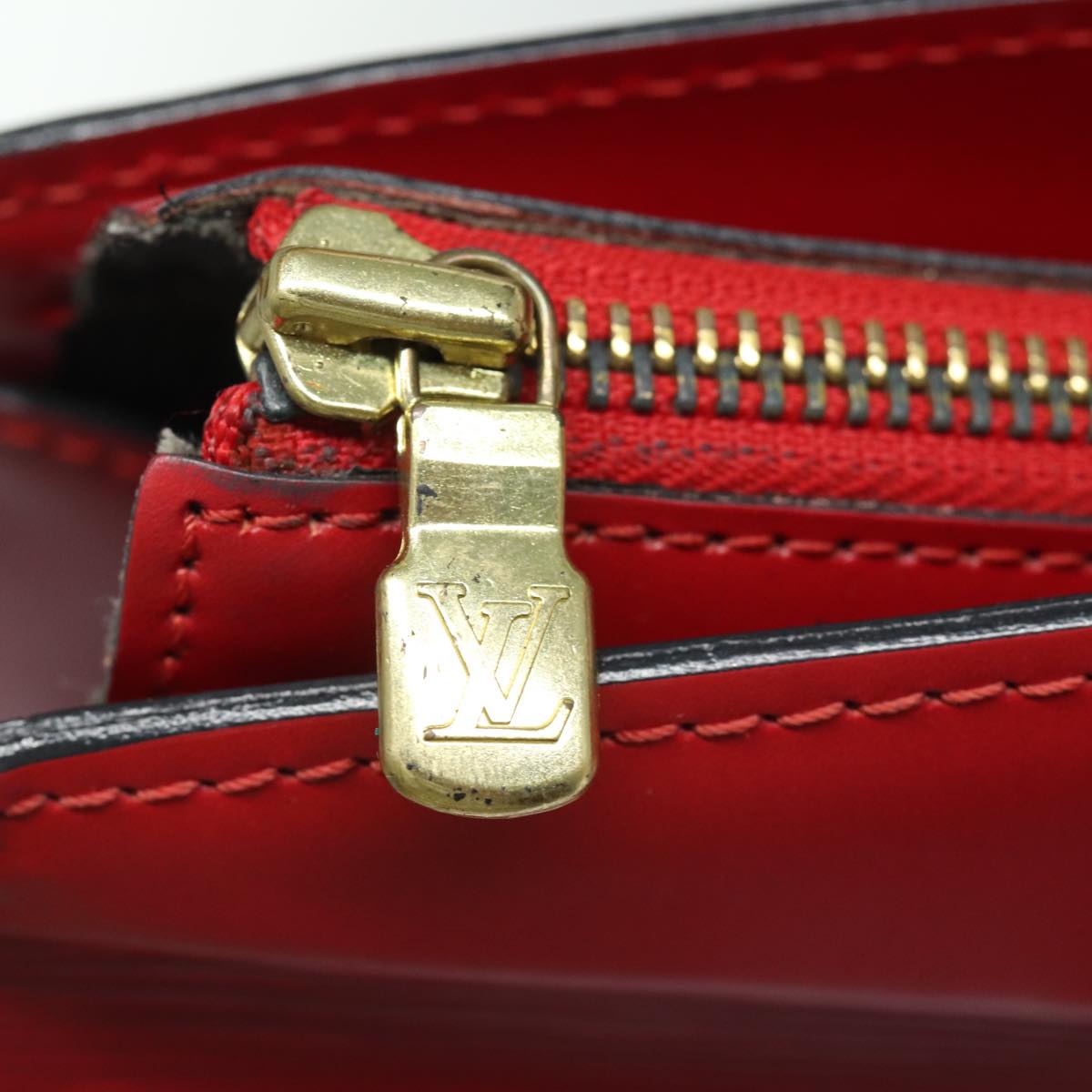 LOUIS VUITTON Epi Riviera Hand Bag Red M48187 LV hk1371