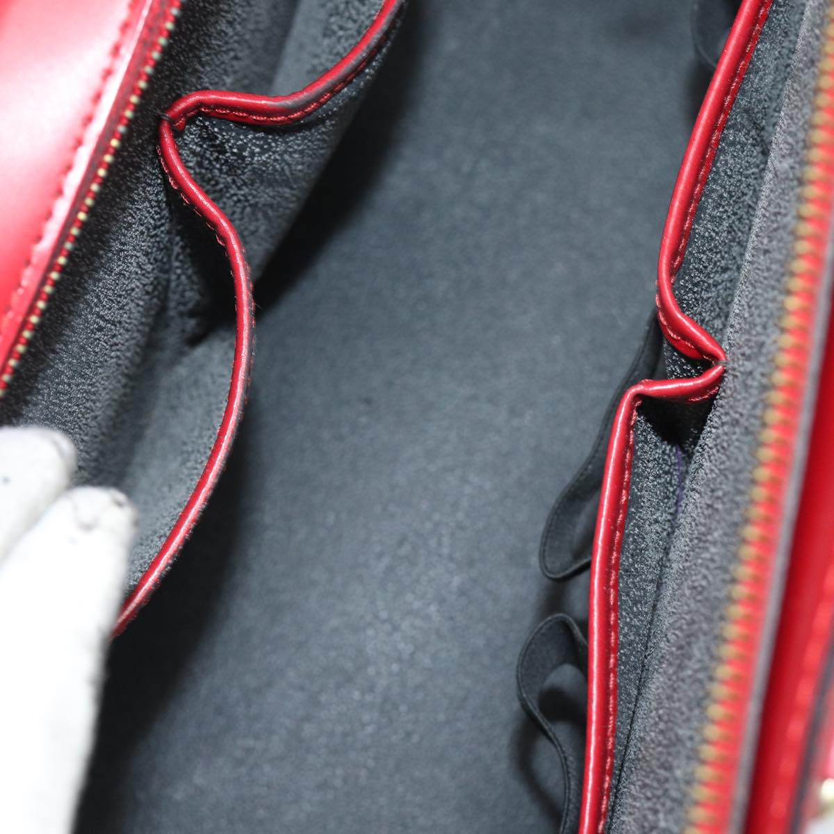 LOUIS VUITTON Epi Riviera Hand Bag Red M48187 LV hk1371