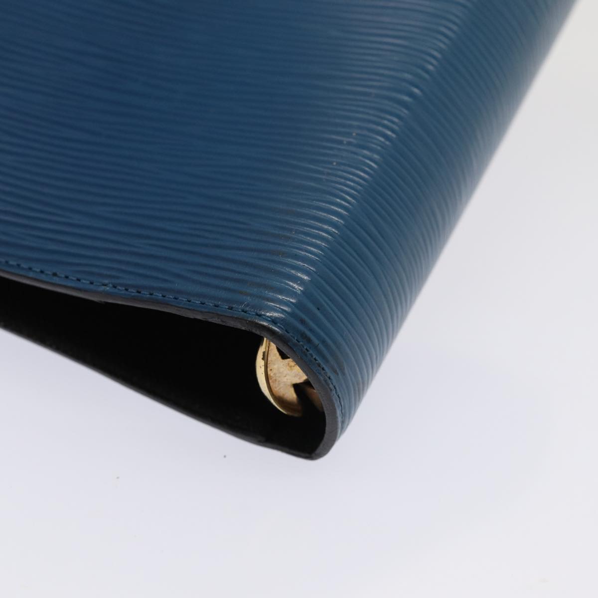 LOUIS VUITTON Epi Agenda MM Day Planner Cover Blue R20055 LV hk1395