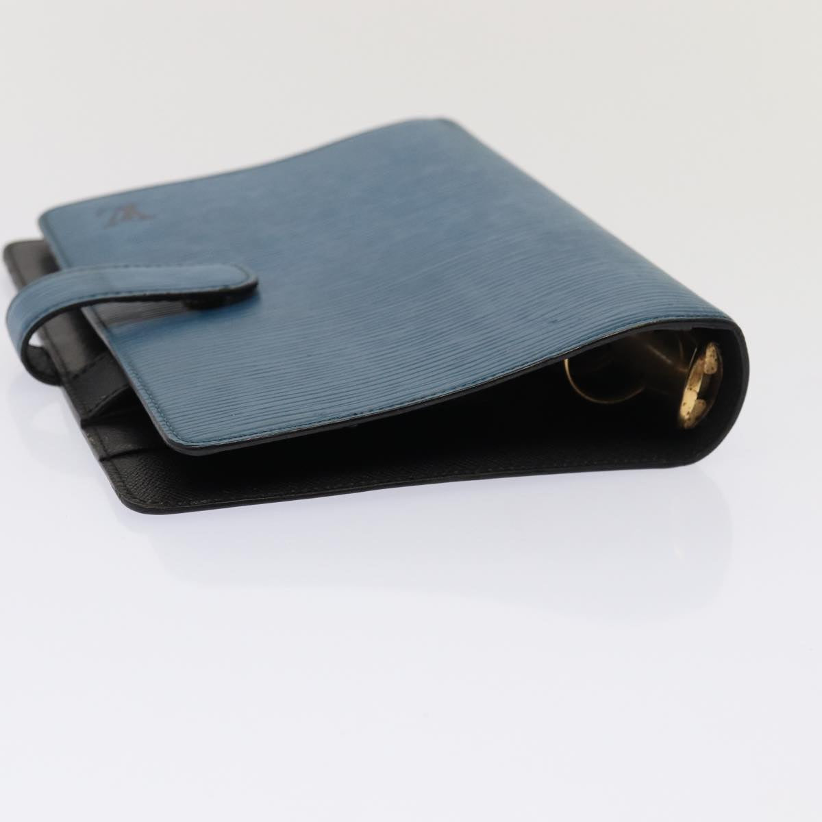 LOUIS VUITTON Epi Agenda MM Day Planner Cover Blue R20055 LV hk1395