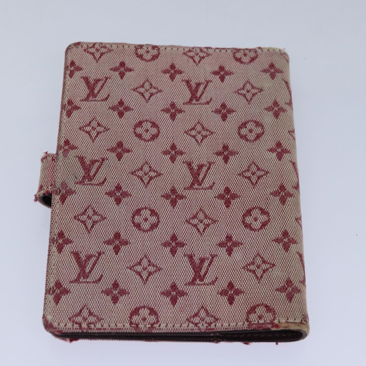 LOUIS VUITTON Vernis Taiga Agenda PM Day Planner Cover 3Set Beige LV hk1436