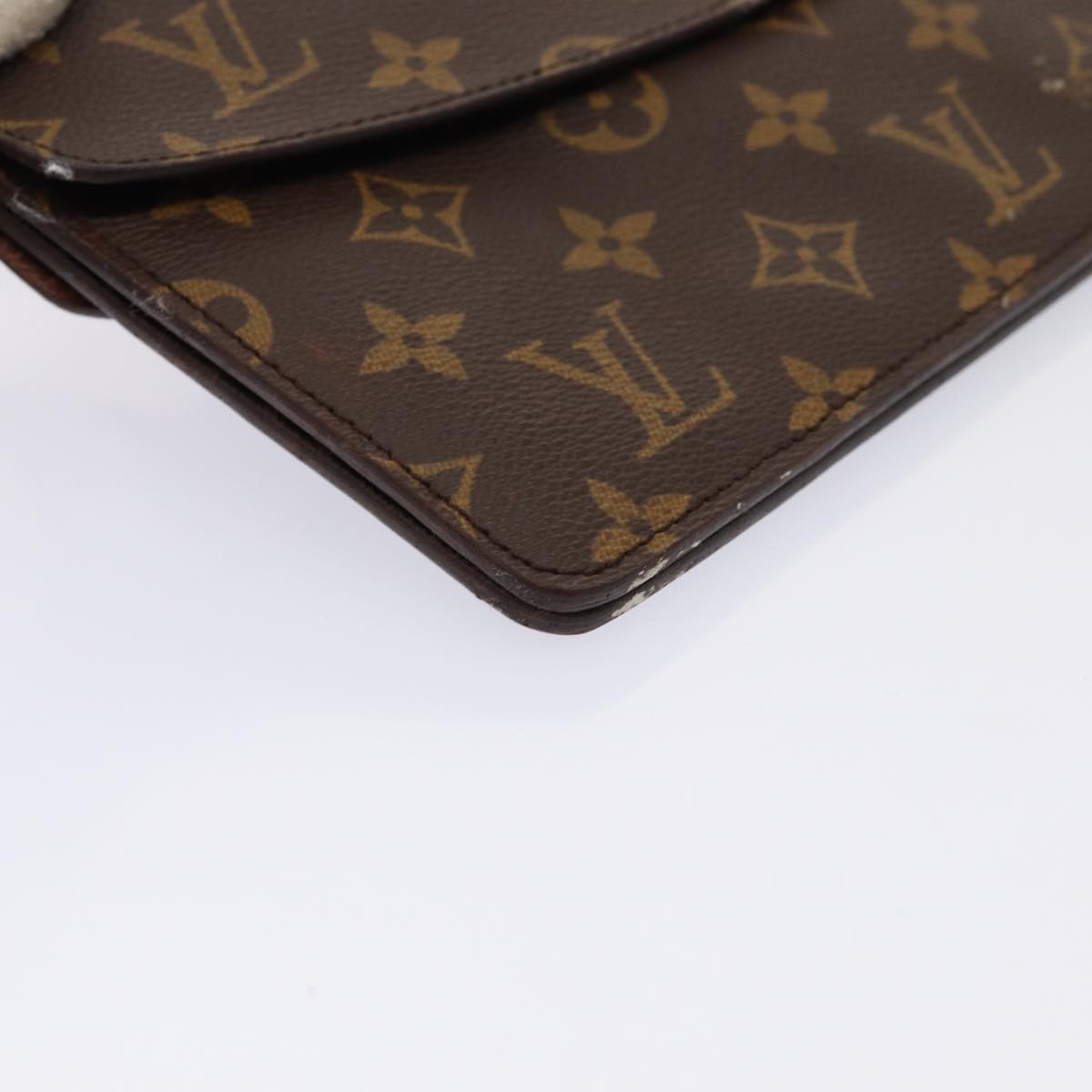 LOUIS VUITTON Monogram Double Rabat Shoulder Bag M51815 LV hk1452