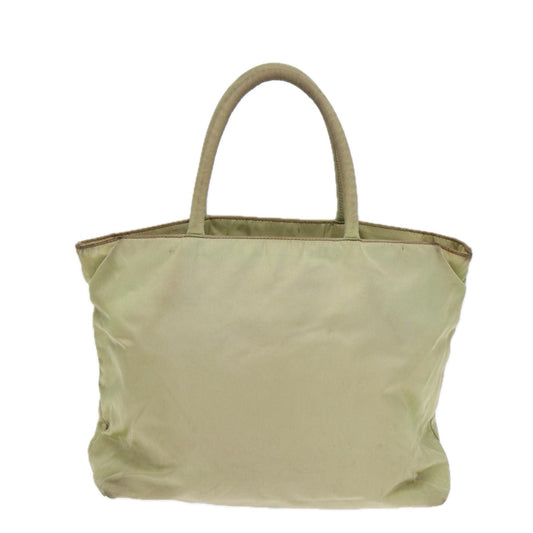 Luxury Prada Tote Bag Nylon Silver Pistachio Green  hk1563
