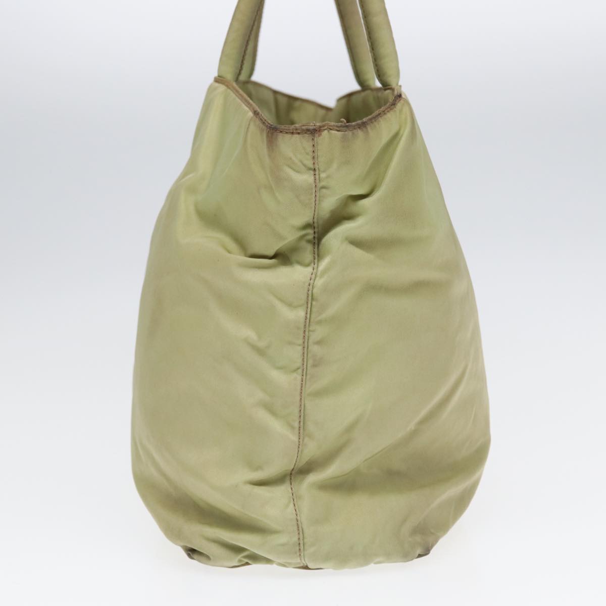 Luxury Prada Tote Bag Nylon Silver Pistachio Green  hk1563