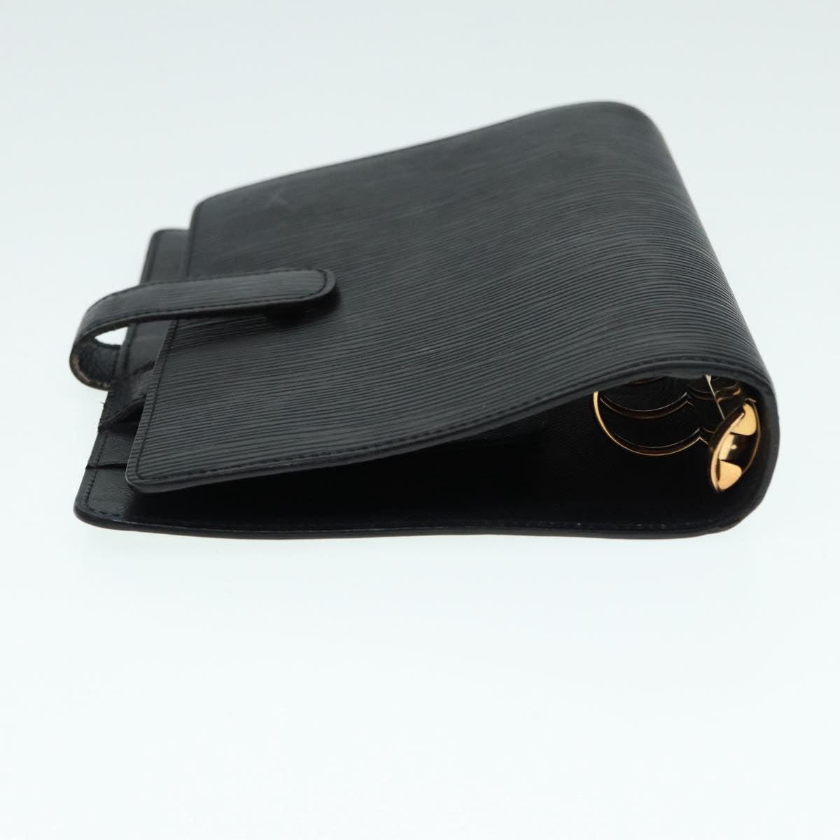 LOUIS VUITTON Epi Agenda MM Day Planner Cover Black R20042 LV hk1595