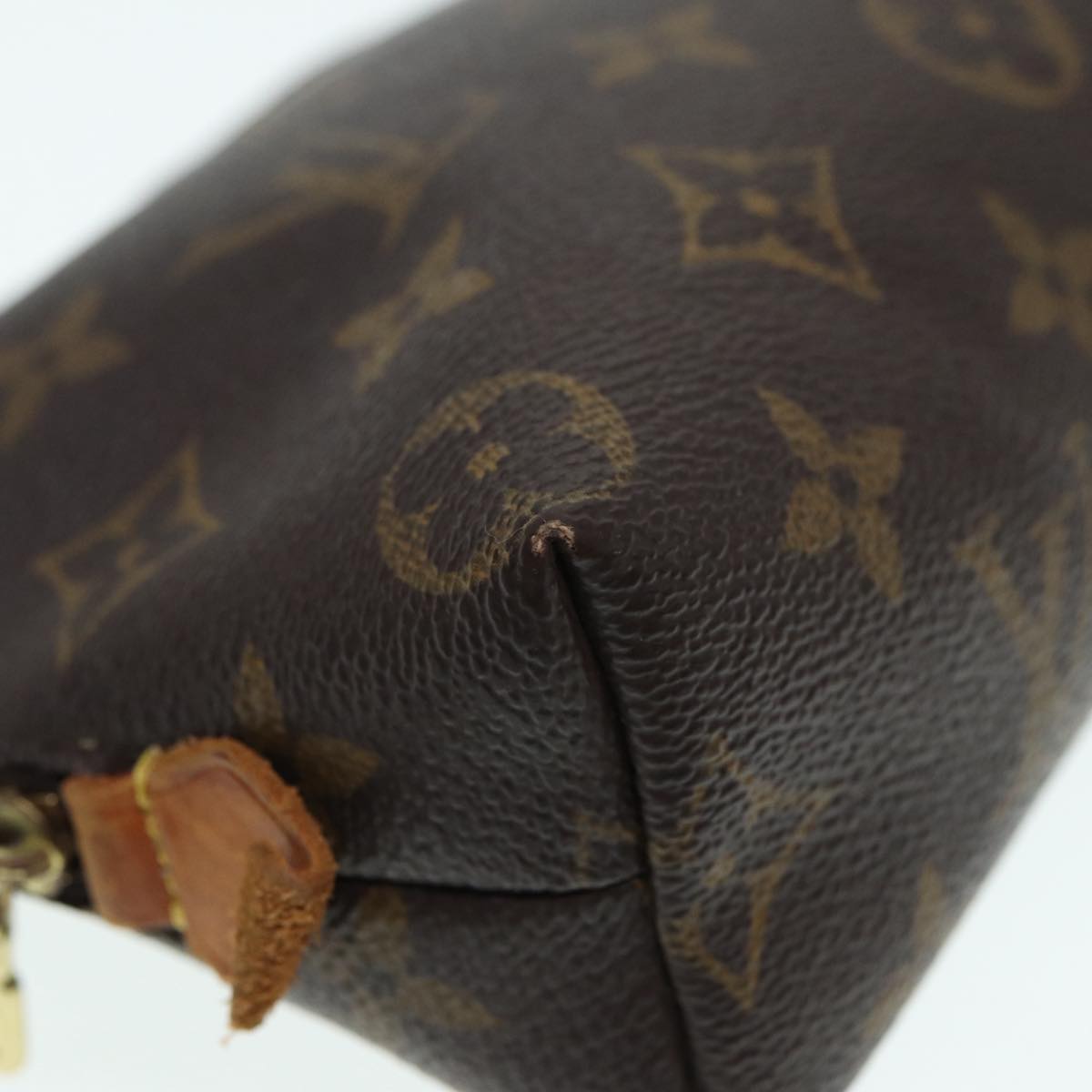 LOUIS VUITTON Monogram Pochette Cosmetic PM Cosmetic Pouch M47515 LV hk1600