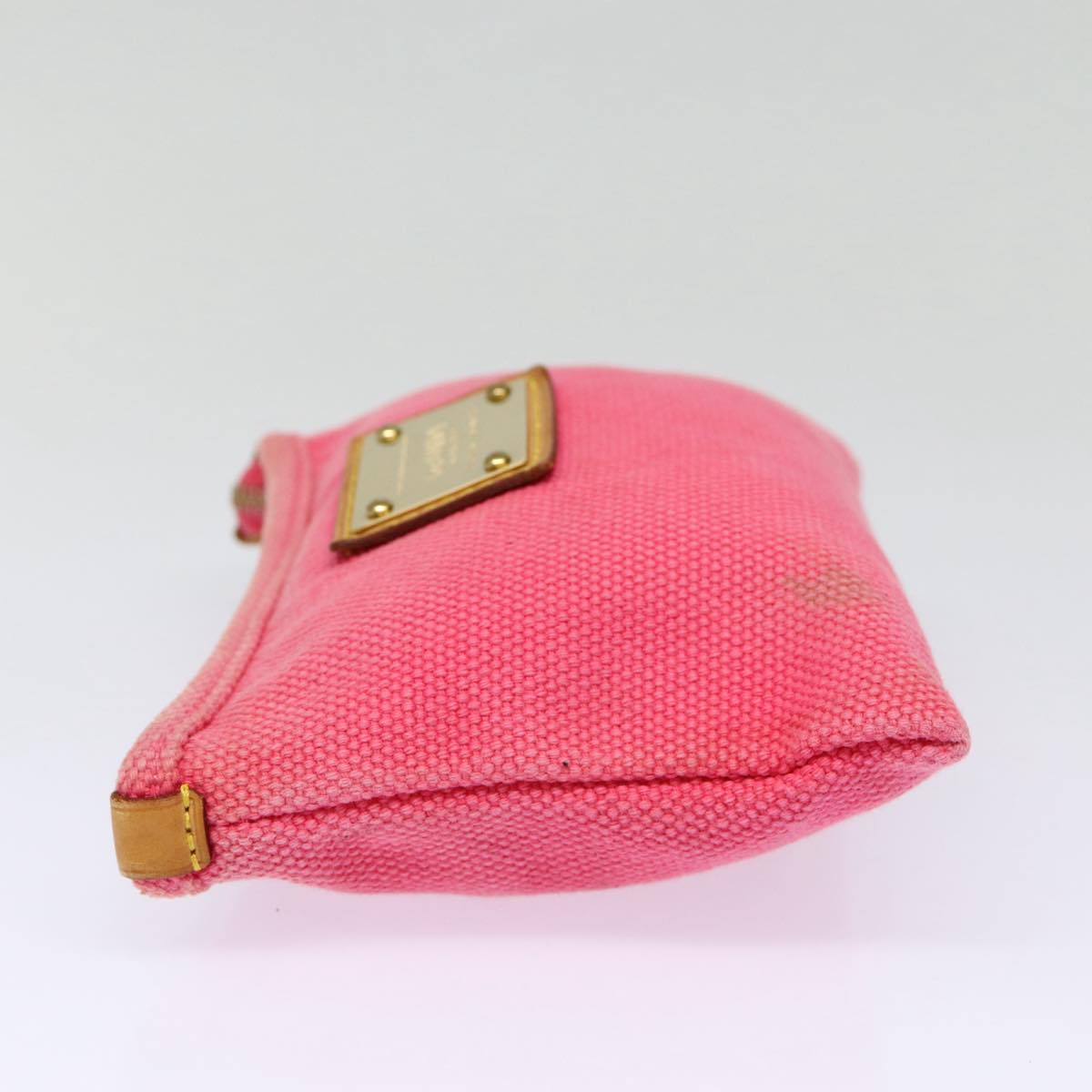 LOUIS VUITTON Antigua Pochette Plat PM Pouch Pink Rose M40068 LV hk1603