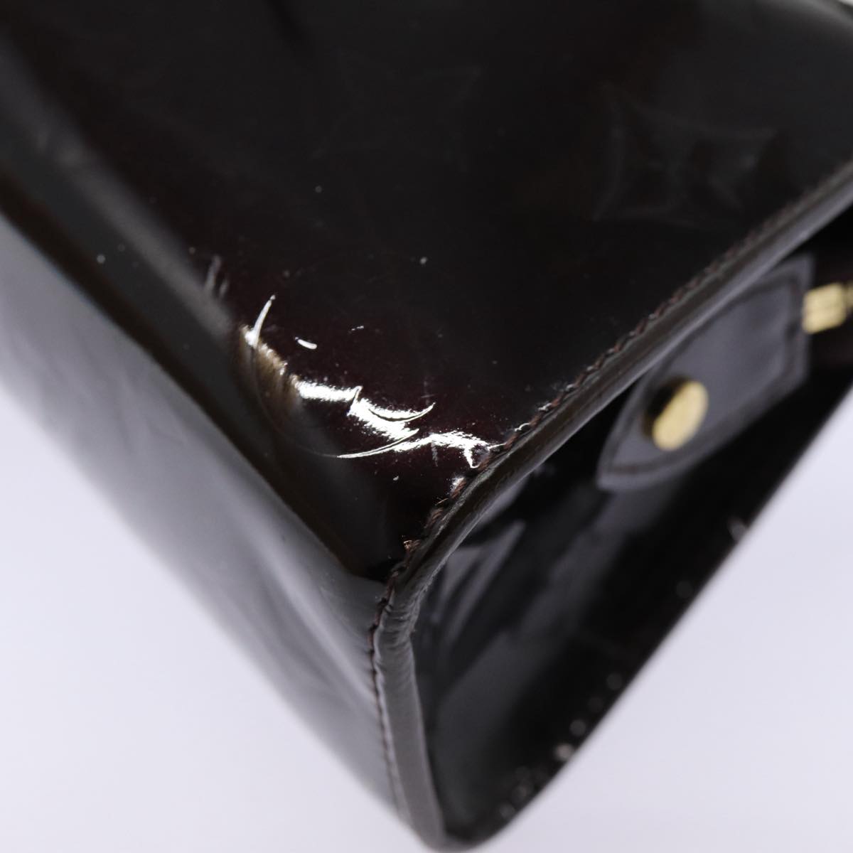 LOUIS VUITTON Vernis Trousse Cosmetic Cosmetic Pouch Amarante M93565 hk1647