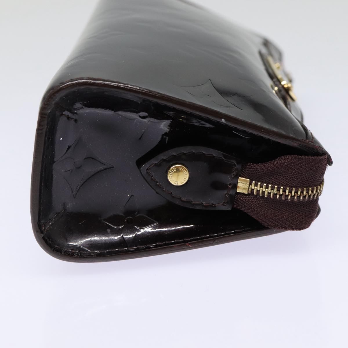 LOUIS VUITTON Vernis Trousse Cosmetic Cosmetic Pouch Amarante M93565 hk1647