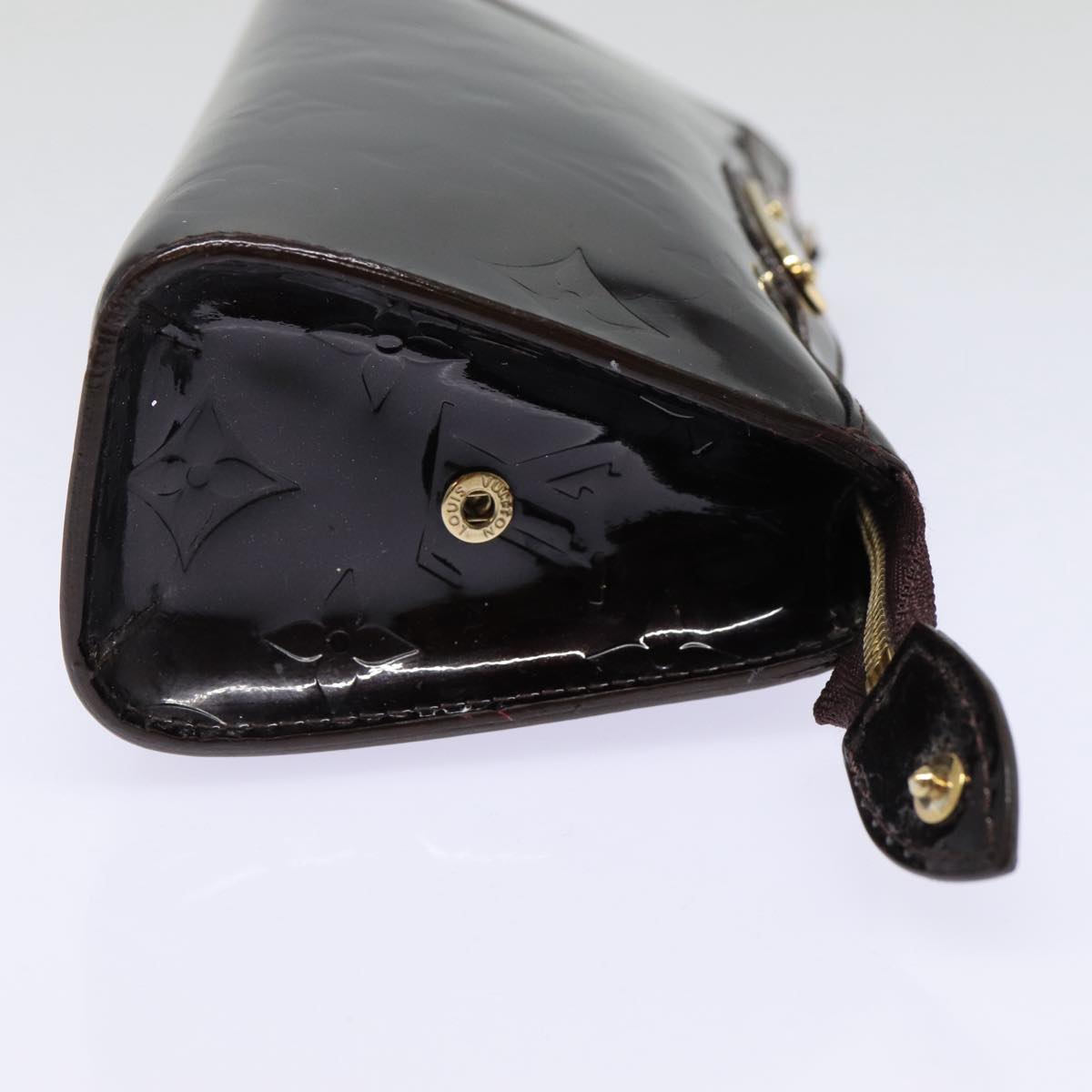 LOUIS VUITTON Vernis Trousse Cosmetic Cosmetic Pouch Amarante M93565 hk1647