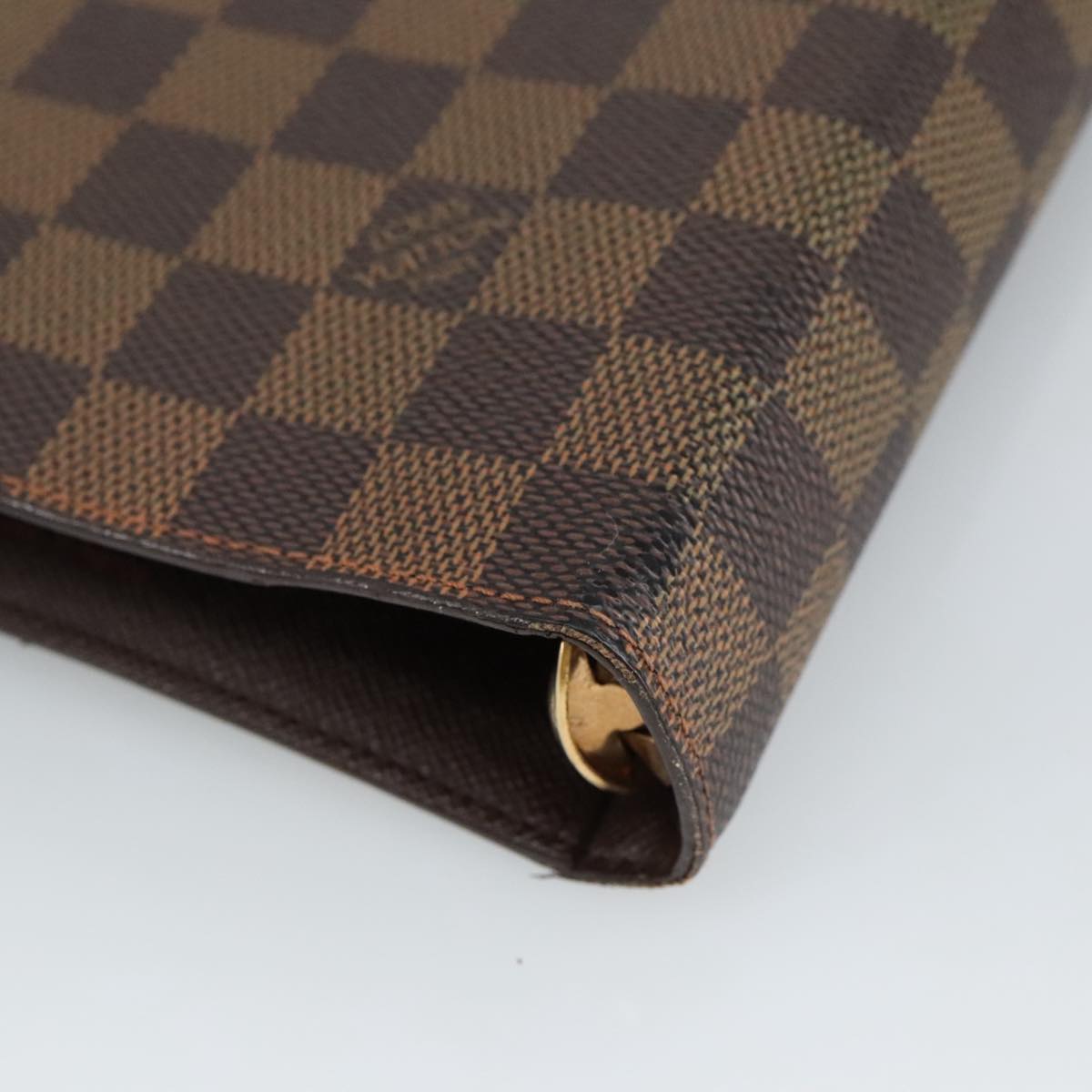 LOUIS VUITTON Damier Ebene Agenda MM Day Planner Cover R20240 LV hk1834