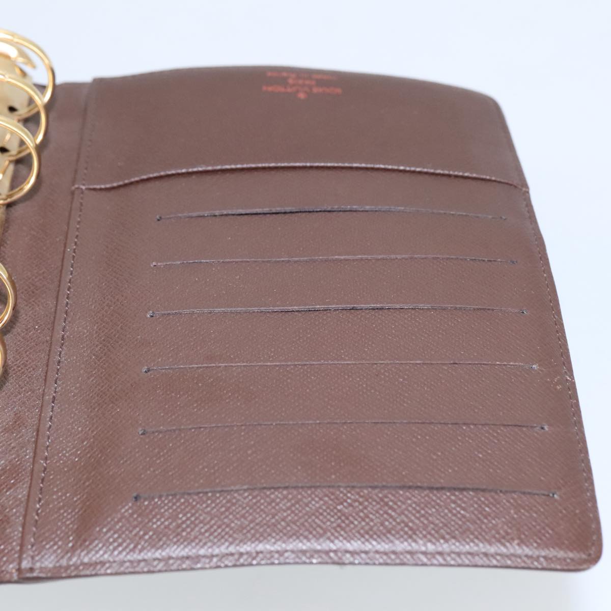 LOUIS VUITTON Damier Ebene Agenda MM Day Planner Cover R20240 LV hk1834