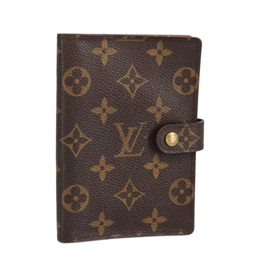 LOUIS VUITTON Monogram Agenda PM Day Planner Cover R20005 LV hk1841