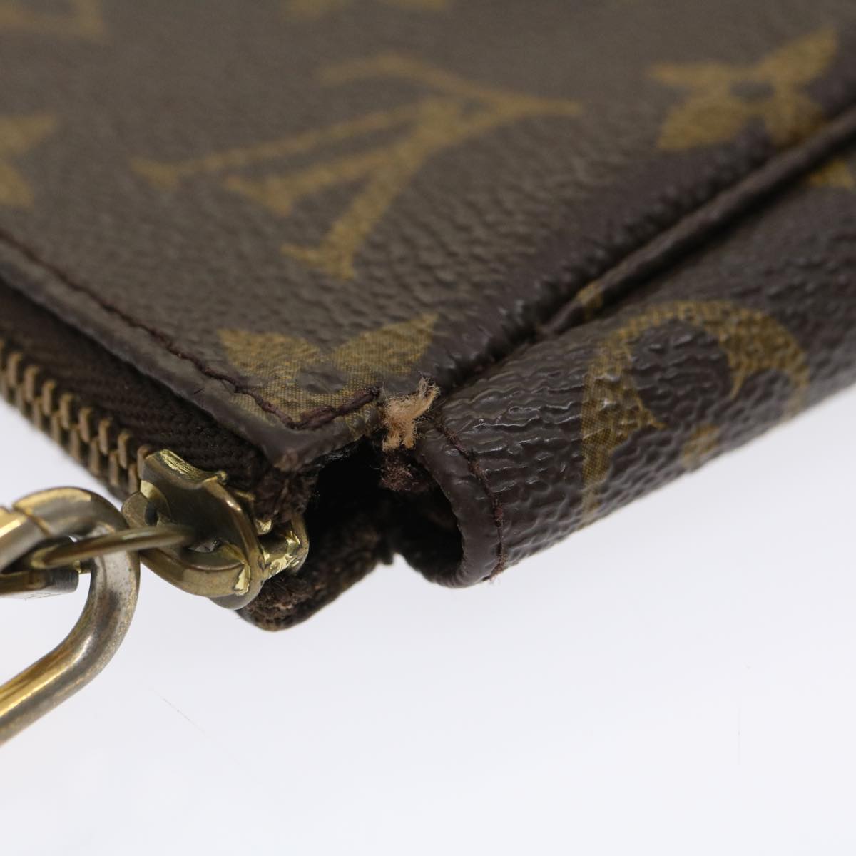 LOUIS VUITTON Monogram Pochette Accessoires Pouch M51980 LV hk390