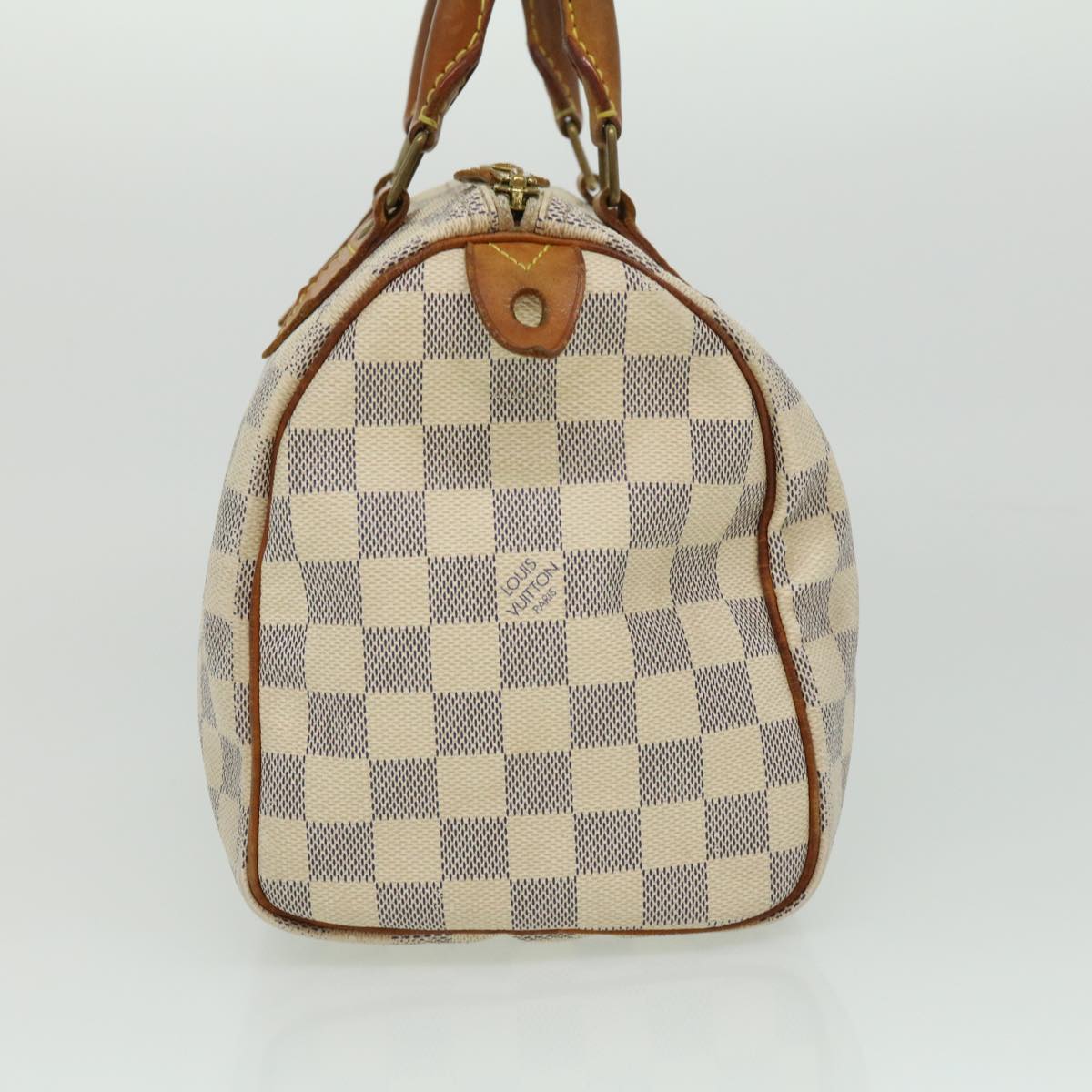 LOUIS VUITTON Damier Azur Speedy 25 Hand Bag N41534 LV hk480