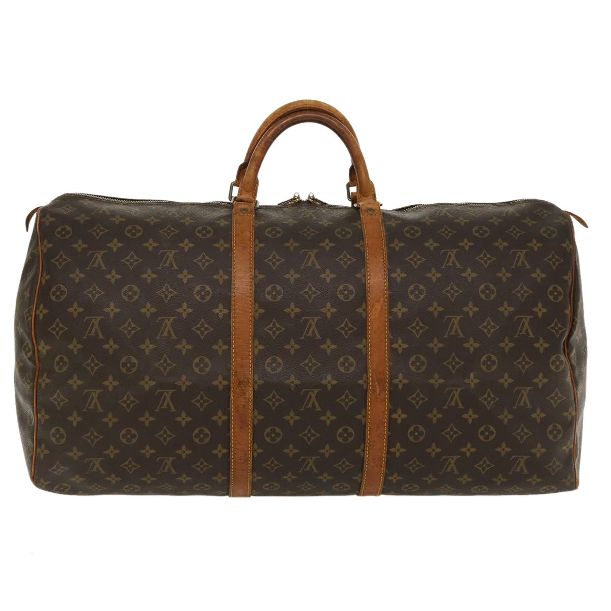 LOUIS VUITTON Monogram Keepall 60 Boston Bag M41422 LV hk604