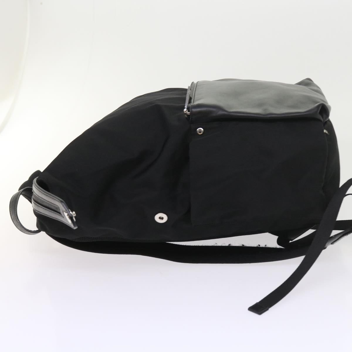 Luxury FendiBackpack Nylon Leather Blackhk906