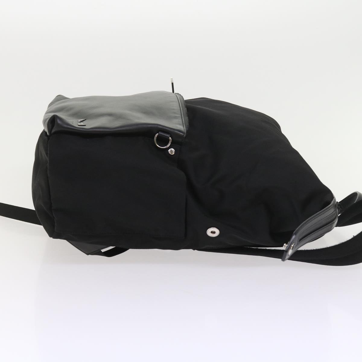 Luxury FendiBackpack Nylon Leather Blackhk906
