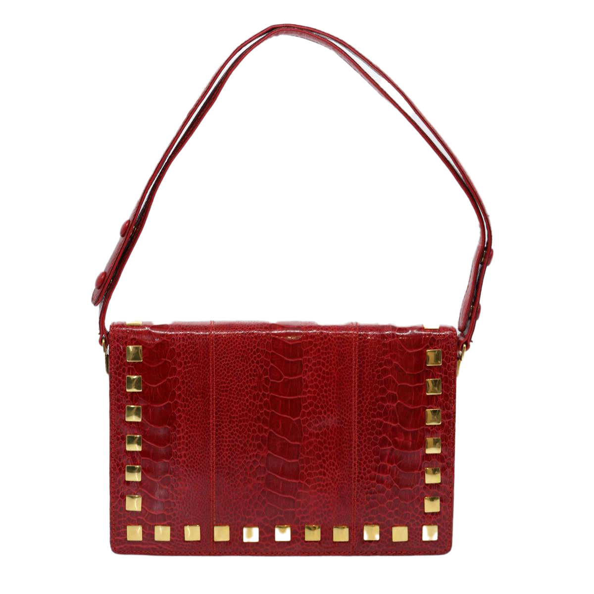 Luxury FendiShoulder Bag Leather Redhk920