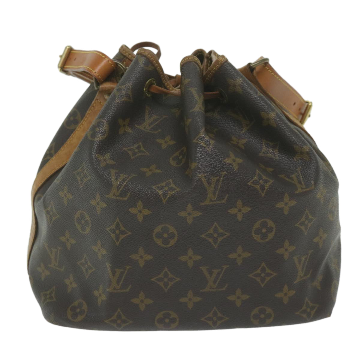 LOUIS VUITTON Monogram Petit Noe Shoulder Bag M42226 LV hk986