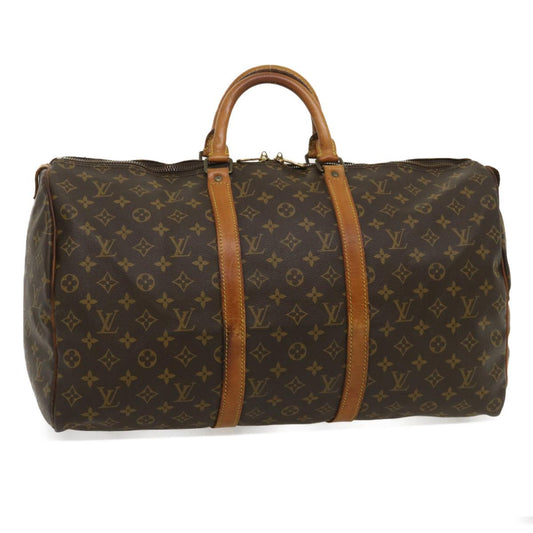 LOUIS VUITTON Monogram Keepall 50 Boston Bag M41426 LV hs1103