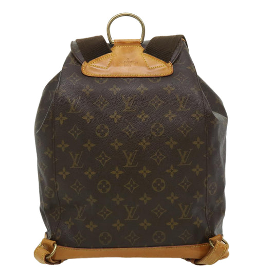 LOUIS VUITTON Monogram Montsouris GM Backpack M51135 LV hs1220