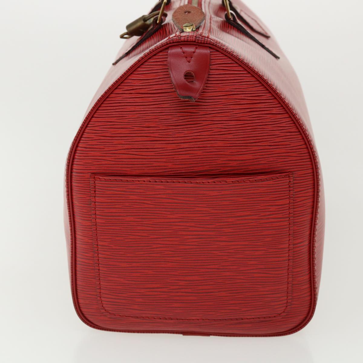 LOUIS VUITTON Epi Speedy 35 Hand Bag Red M42997 LV hs1231