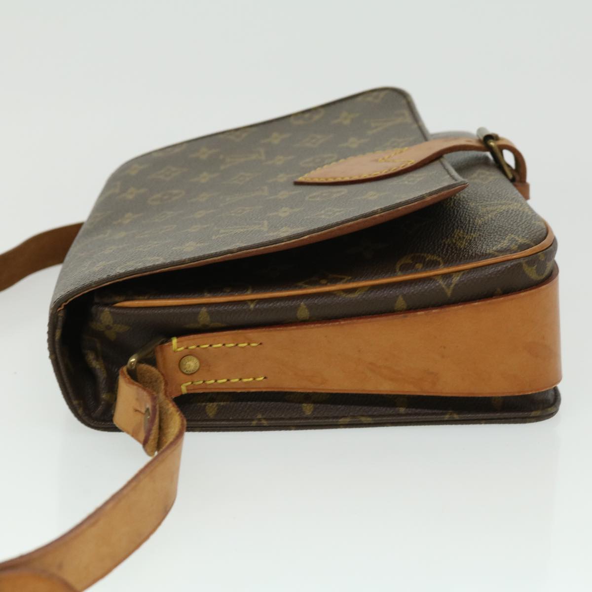LOUIS VUITTON Monogram Cartouchiere GM Shoulder Bag M51252 LV hs1277