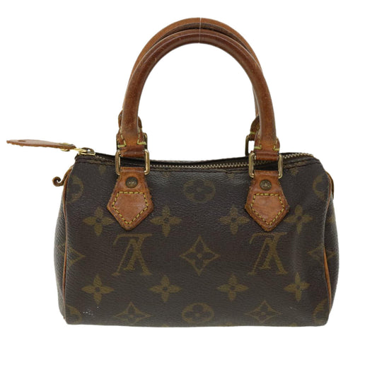 LOUIS VUITTON Monogram Mini Speedy Hand Bag M41534 LV hs1451