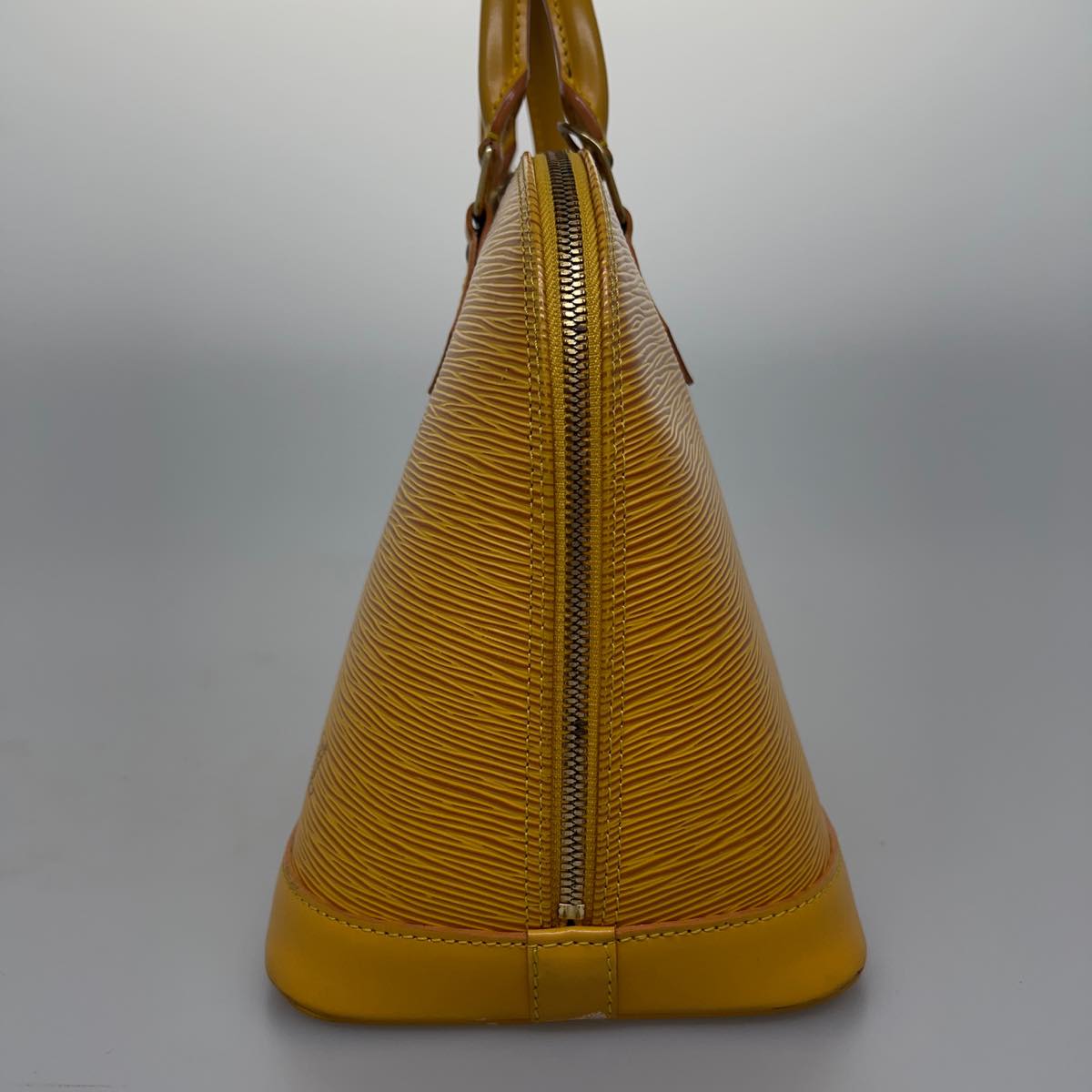 LOUIS VUITTON Epi Alma Hand Bag Yellow M52149 LV hs1533